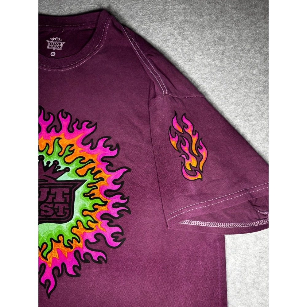 Outcast x Urban Outfitters Tshirt XL Flames Concert Tees Andre 3000 - Picture 3 of 4